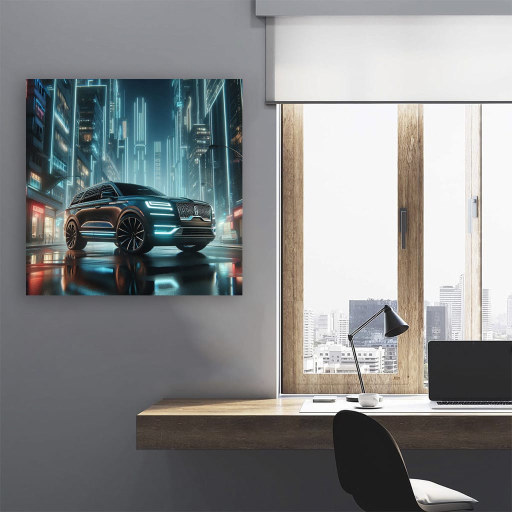 Lincoln Aviator Neon Wall Art