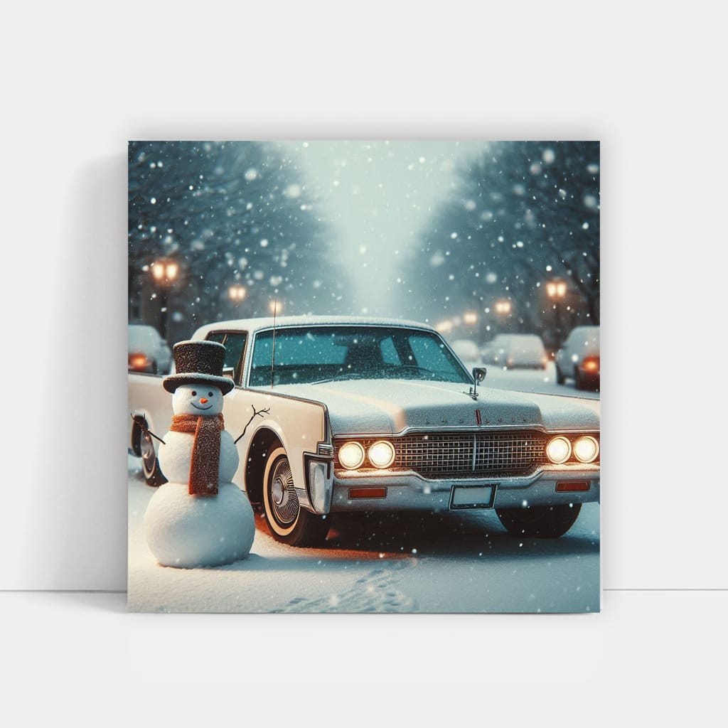 Lincoln Continental Wint Wall Art