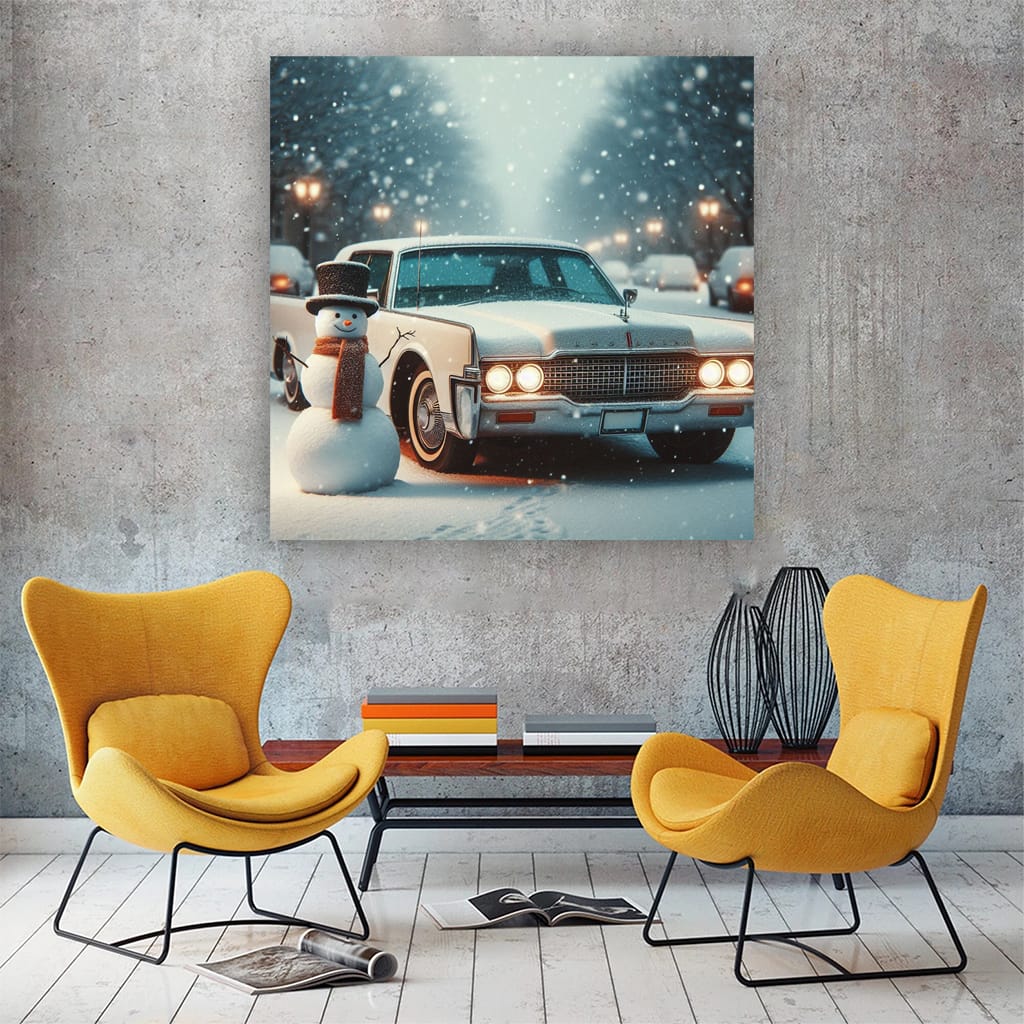 Lincoln Continental Wint Wall Art