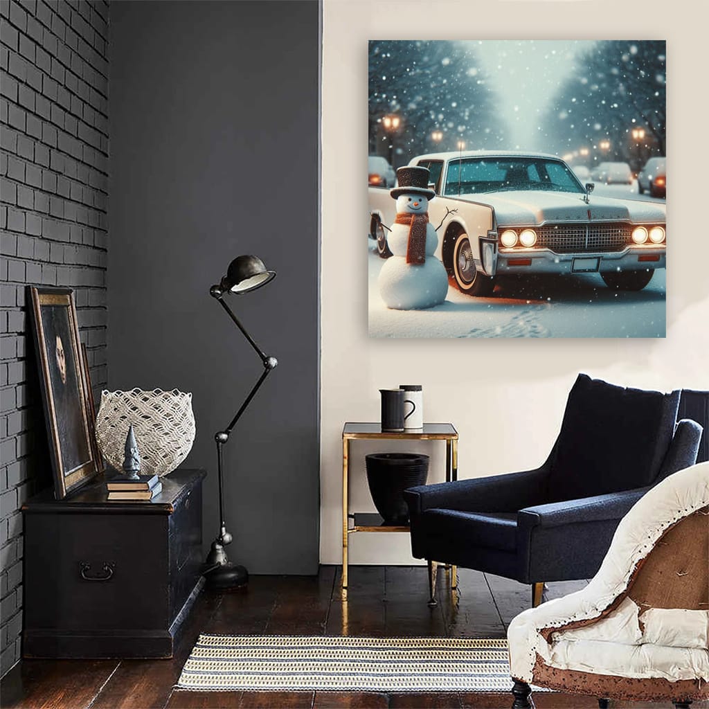 Lincoln Continental Wint Wall Art