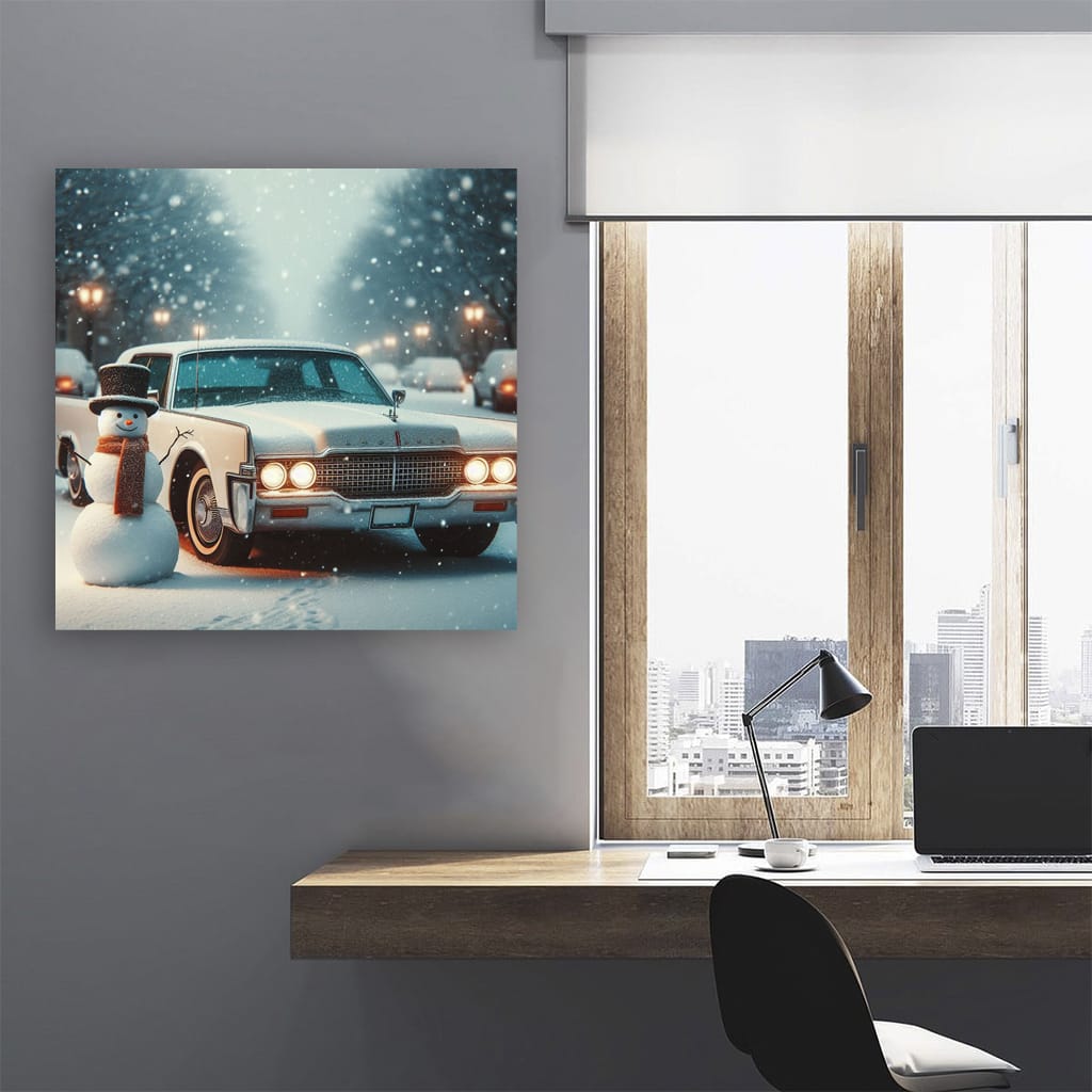 Lincoln Continental Wint Wall Art