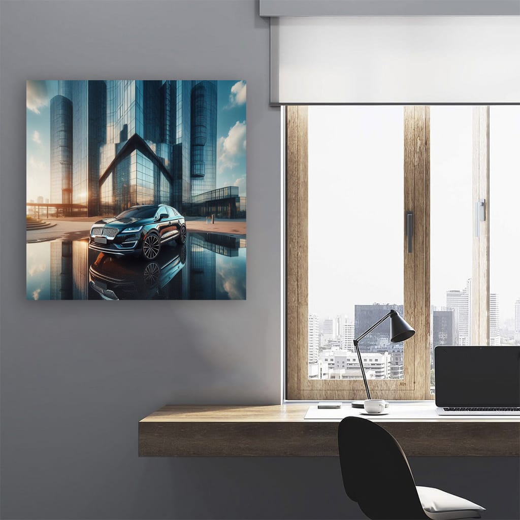 Lincoln Mkc Buildi Wall Art