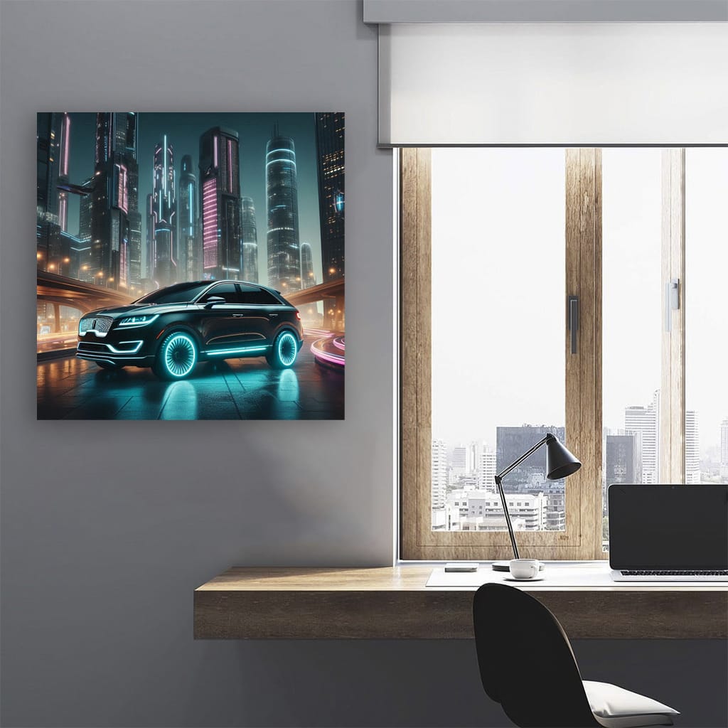 Lincoln Mkx Neon Wall Art