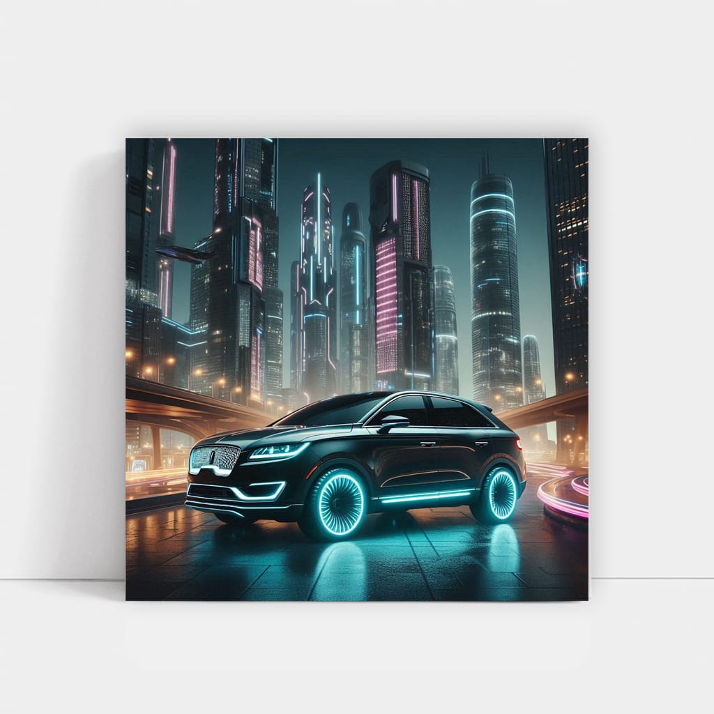 Lincoln Mkx Neon Wall Art