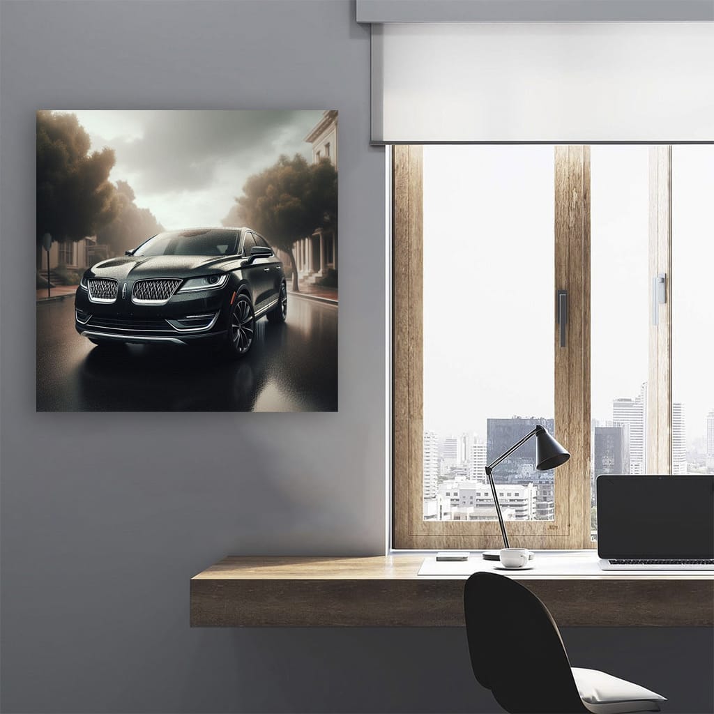 Lincoln Mkx Overcast Weath Wall Art