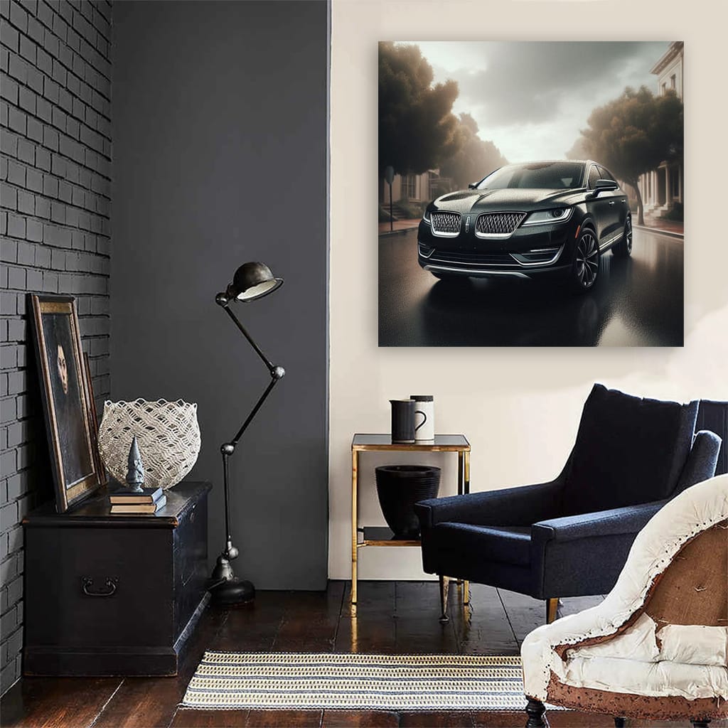 Lincoln Mkx Overcast Weath Wall Art