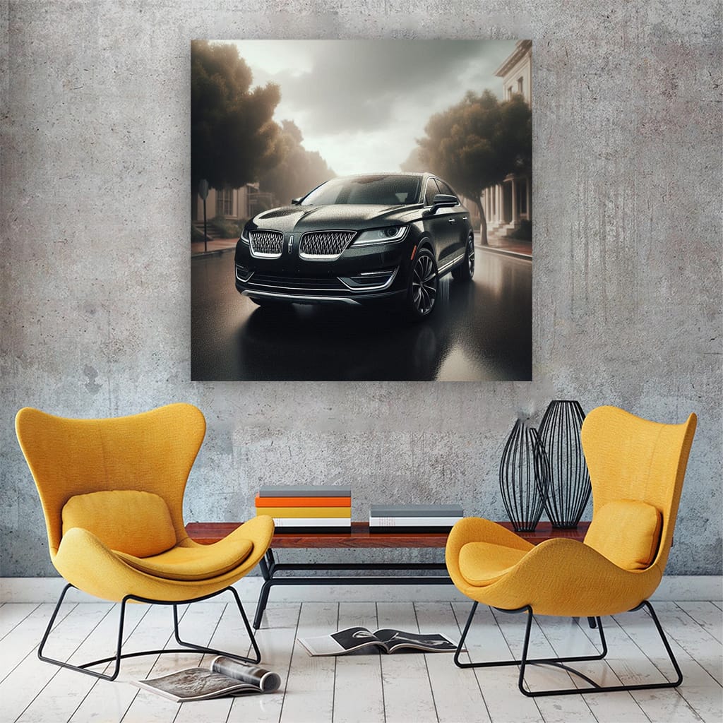 Lincoln Mkx Overcast Weath Wall Art