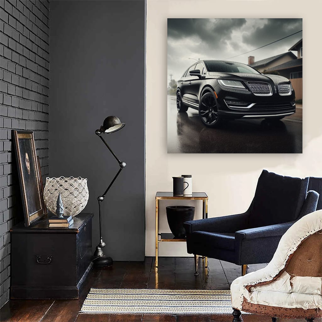 Lincoln Mkx Overcast Weather Wall Art