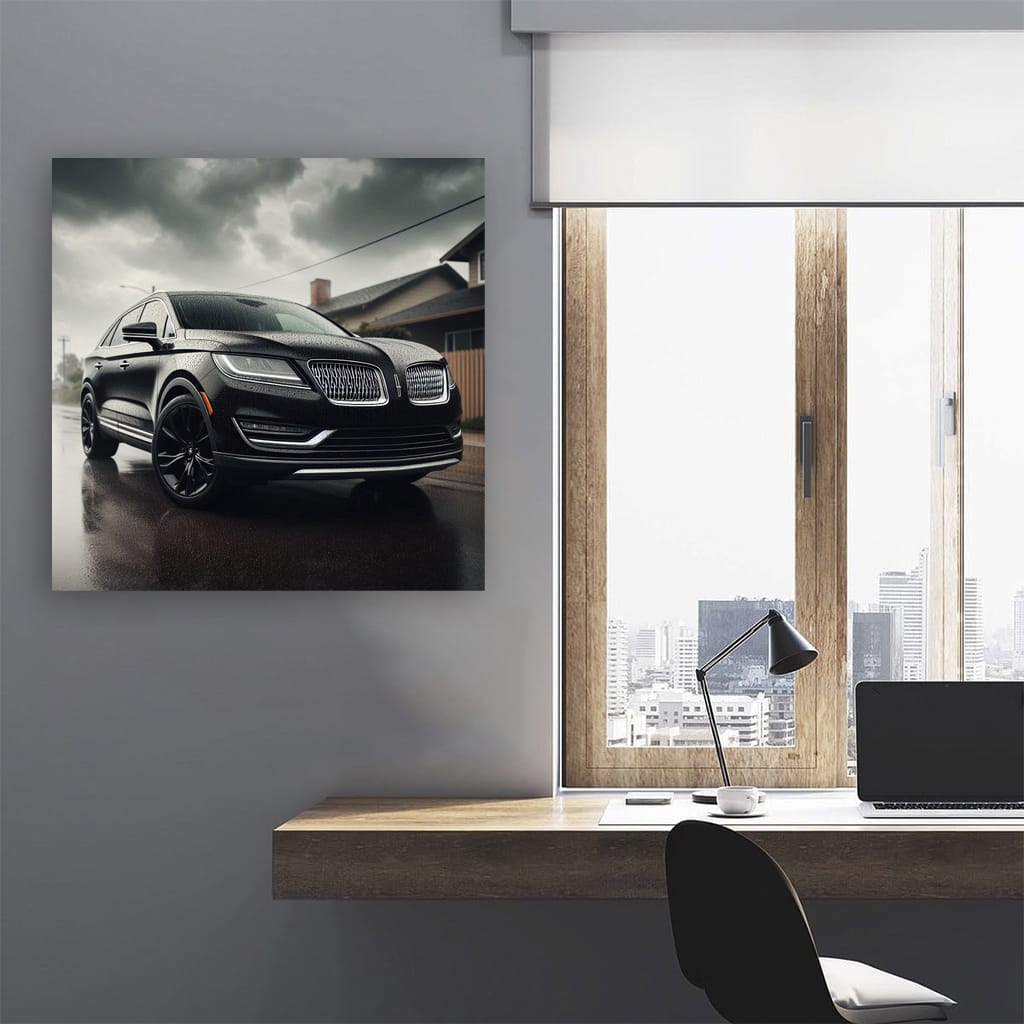 Lincoln Mkx Overcast Weather Wall Art