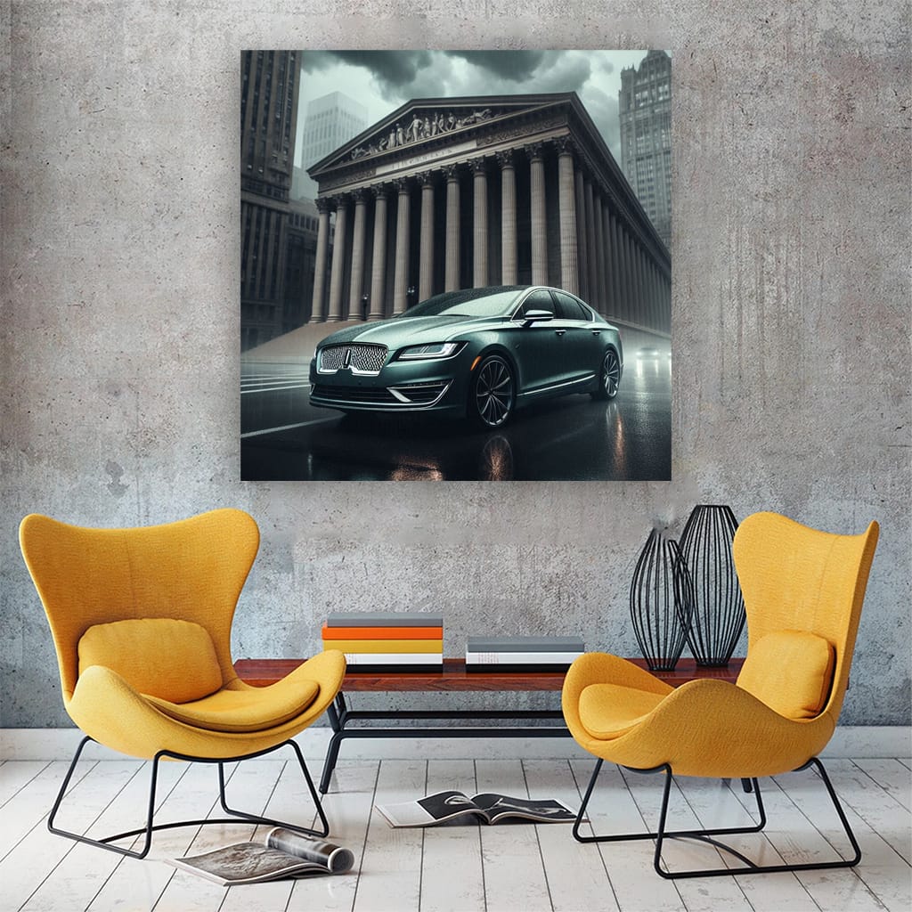 Lincoln Mkz Overcast Weather Wall Art