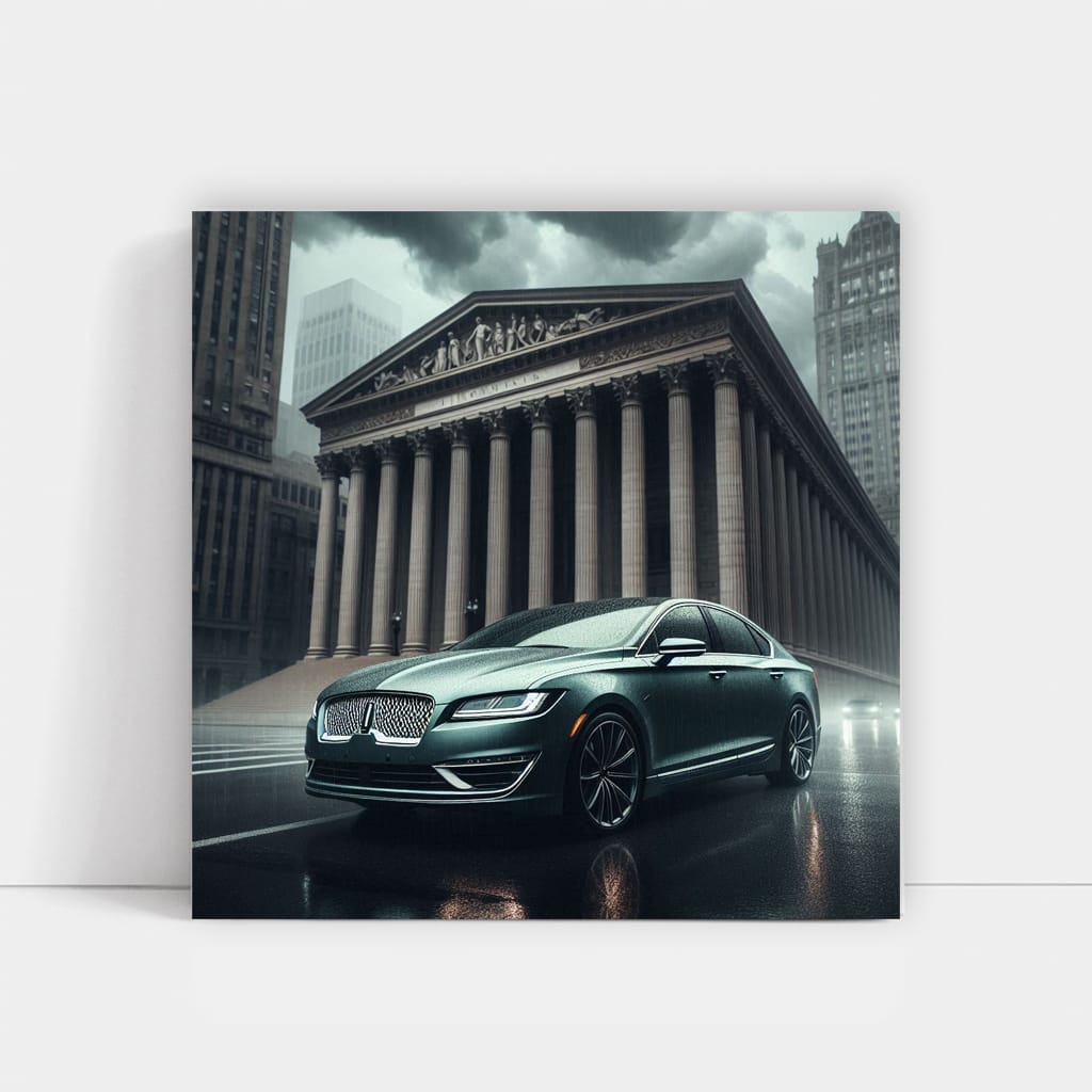 Lincoln Mkz Overcast Weather Wall Art