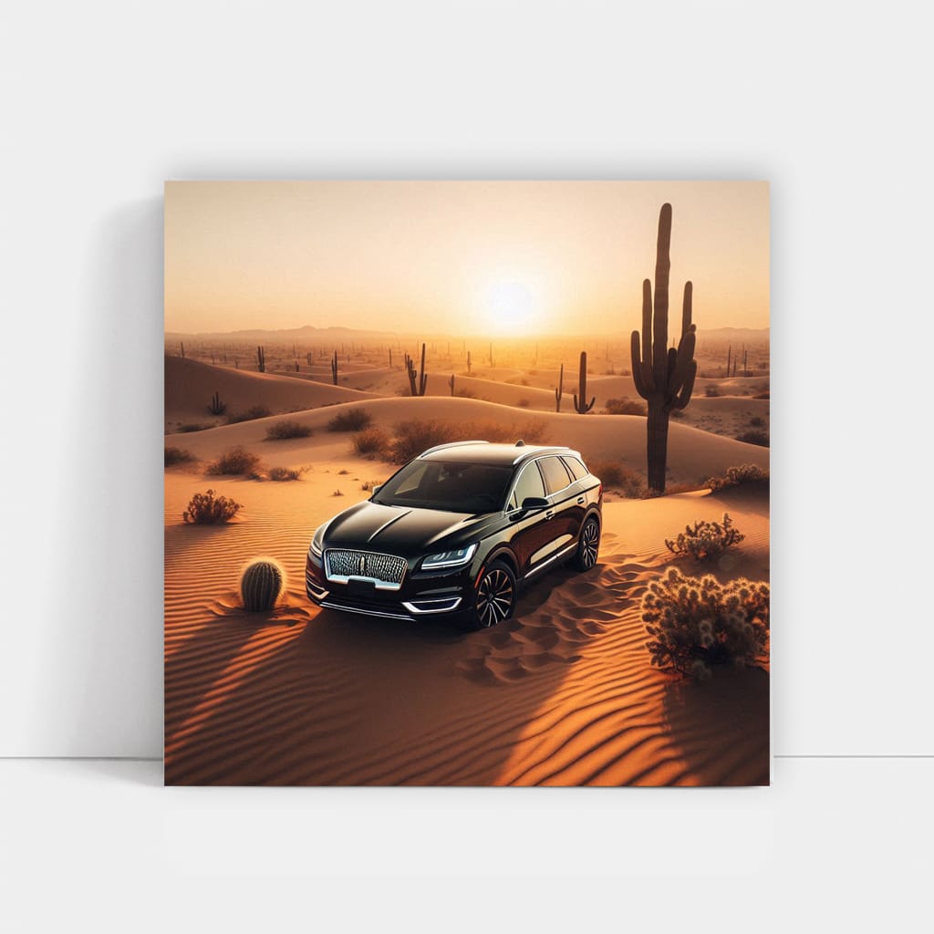 Lincoln Nautilus in Desert - Luxury Meets Elegance