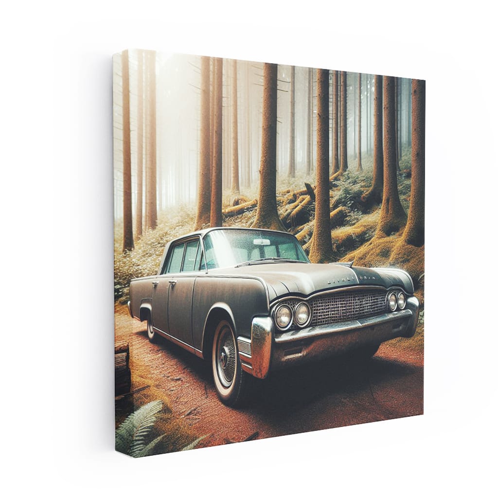 Lincoln Old Retro Forest Wall Art