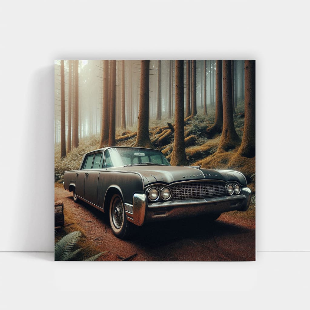 Lincoln Old Retro Forest Wall Art