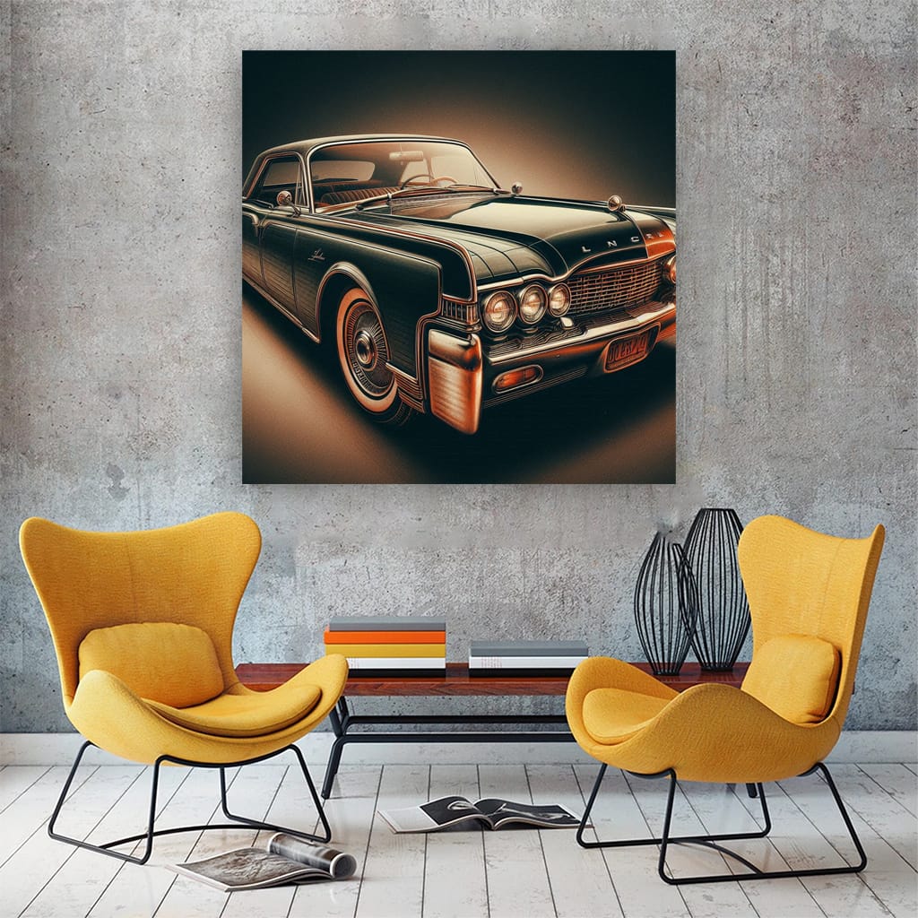 Lincoln Classic Vintage Retro Style Car - Timeless Elegance