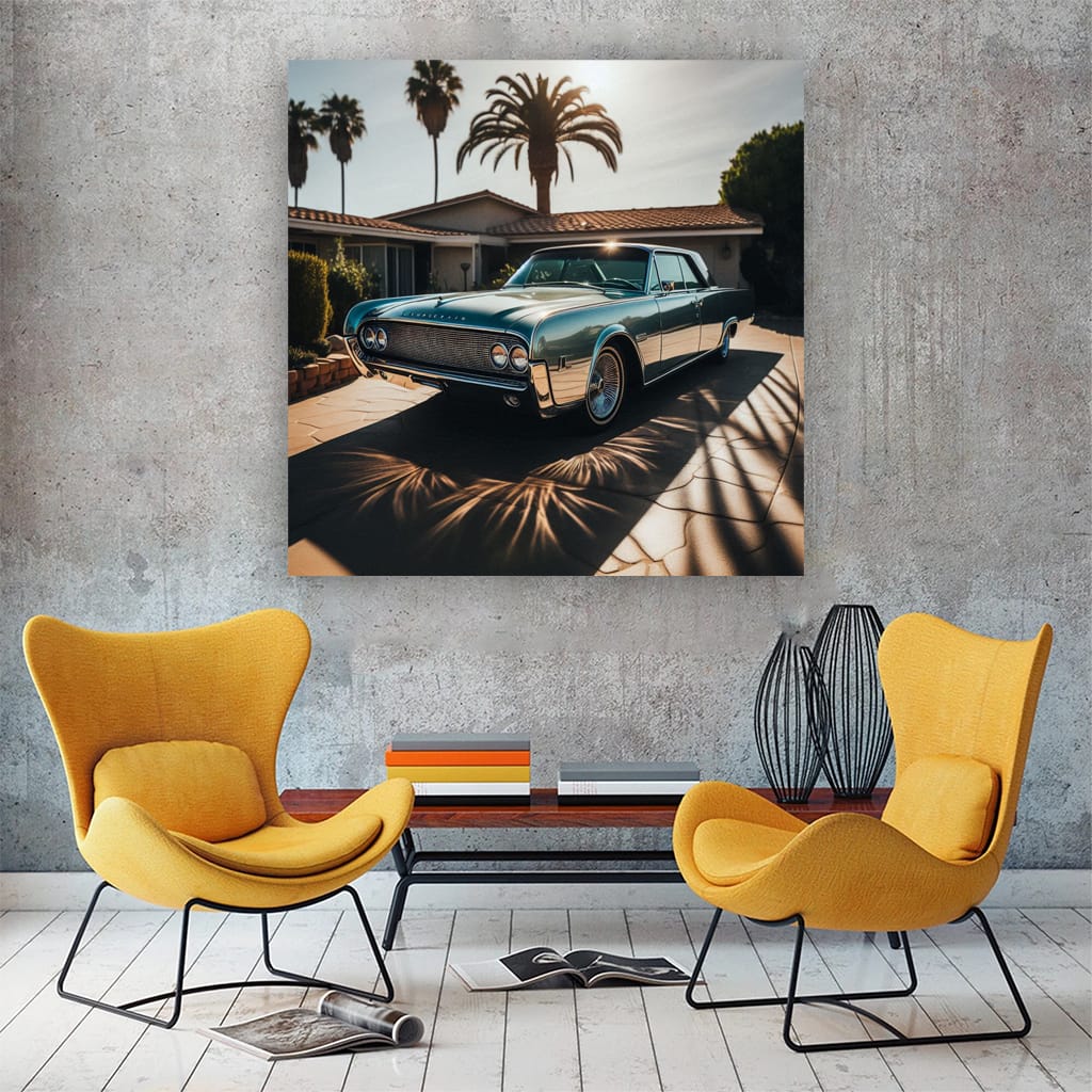 Lincoln Retro Sunny Weath Wall Art