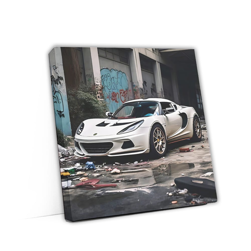 Lotus Elise White In Gett Wall Art