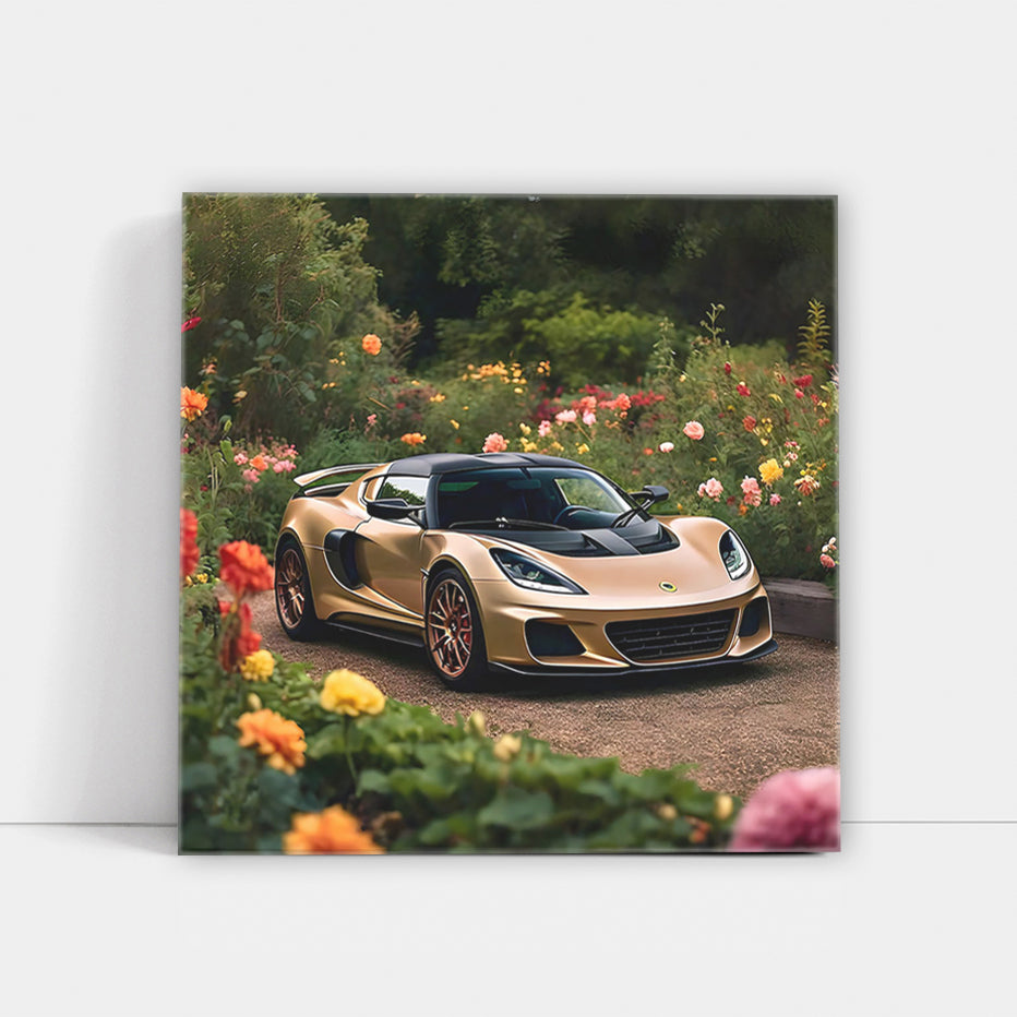 Exquisite Brown Lotus Exige Amidst Flowers - Pure Elegance