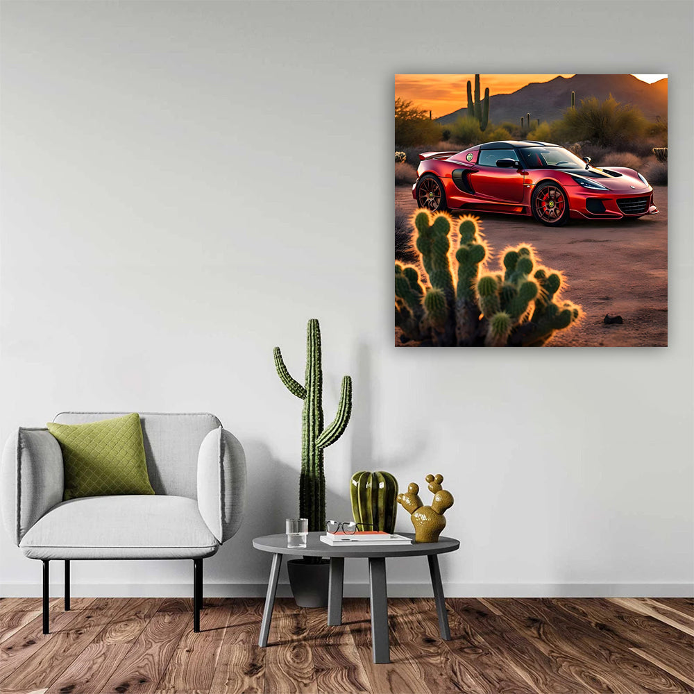 Burgundy Lotus Exige in Phoenix, AZ - Sleek and Sporty Drive