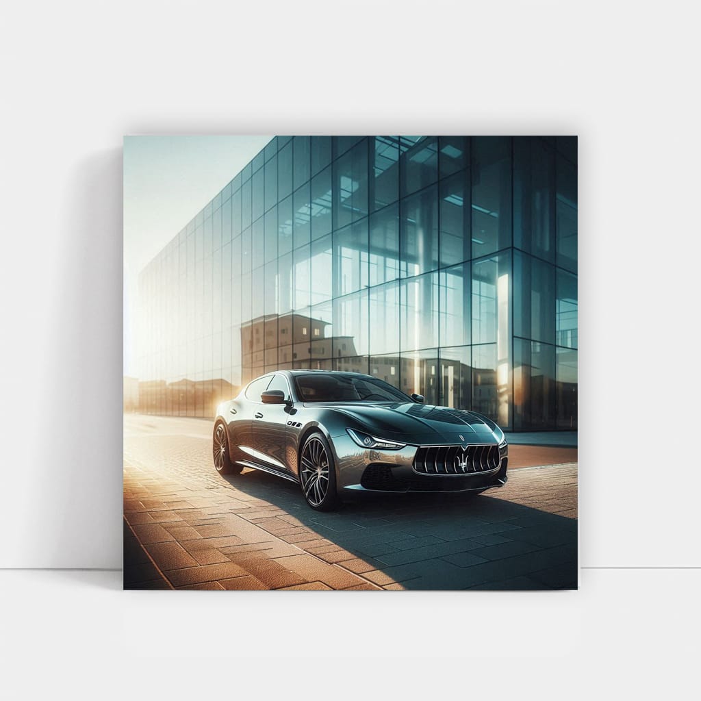 Maserati Ghibli Buildi Wall Art