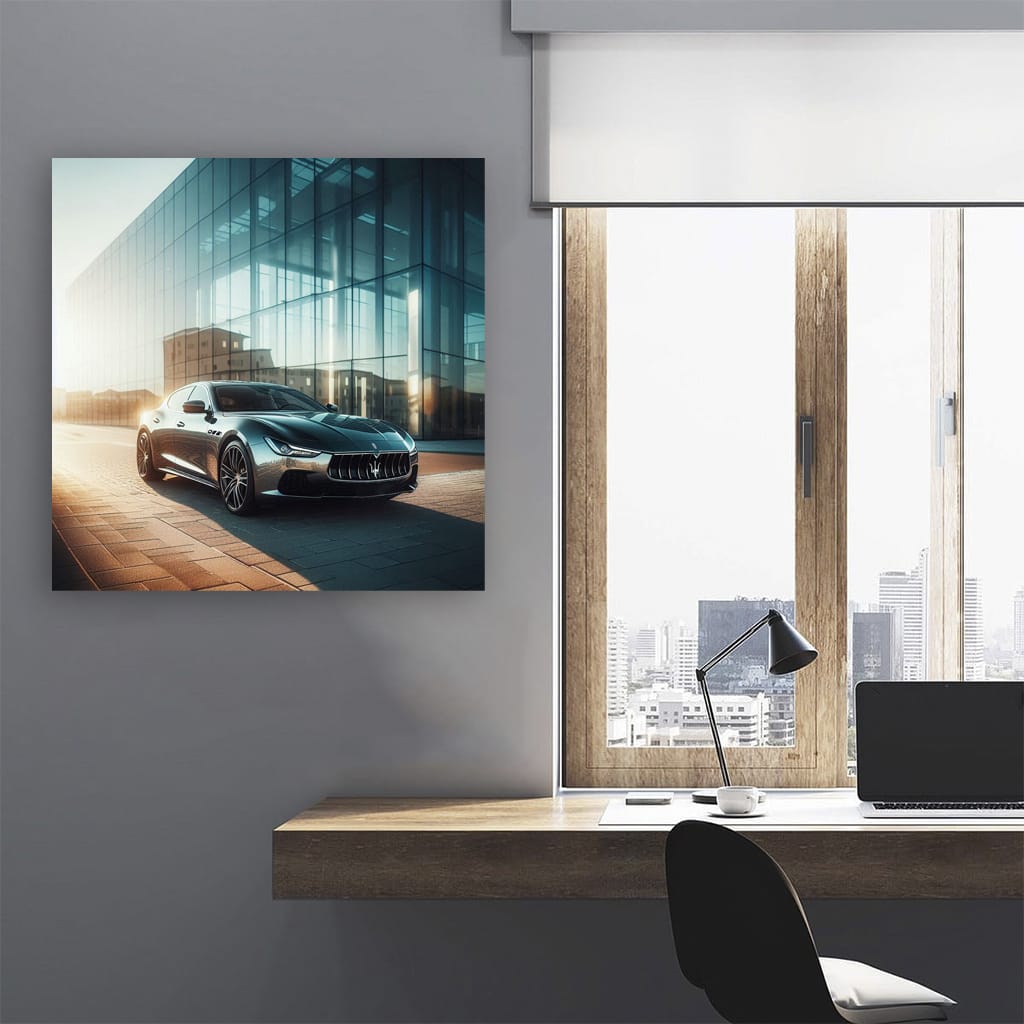 Maserati Ghibli Buildi Wall Art