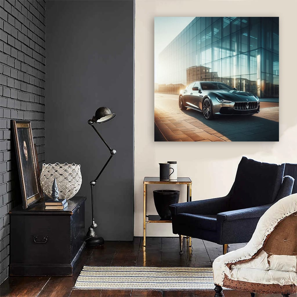 Maserati Ghibli Buildi Wall Art