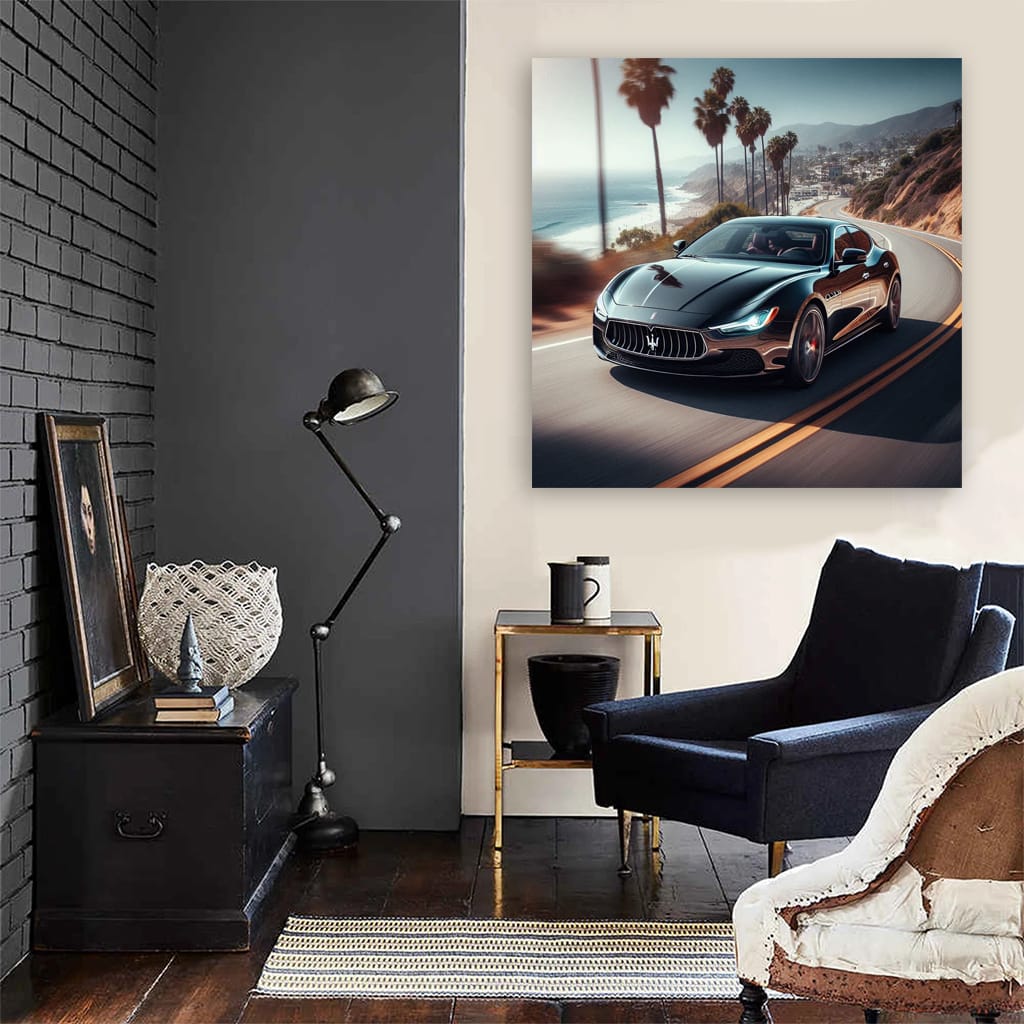 Maserati Ghibli Ro Wall Art