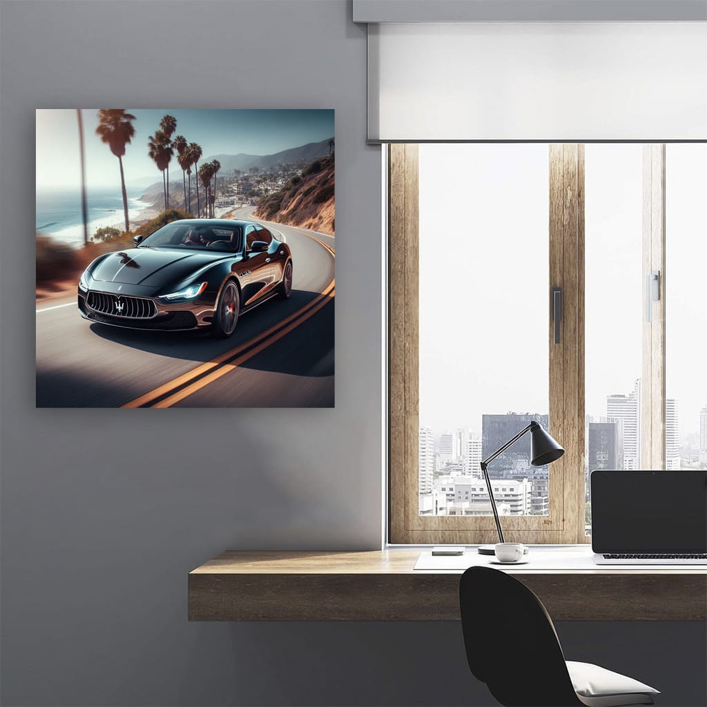 Maserati Ghibli Ro Wall Art