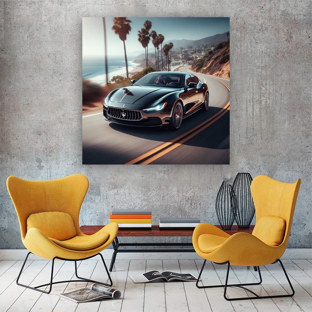 Maserati Ghibli Ro Wall Art