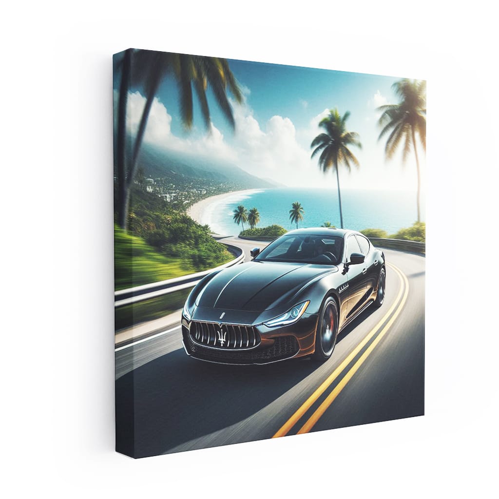 Maserati Ghibli Road Wall Art