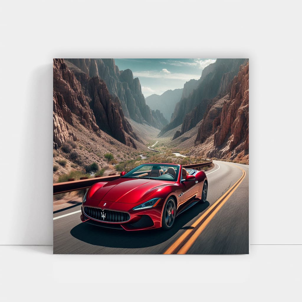 Maserati Grancabrio Cany Wall Art