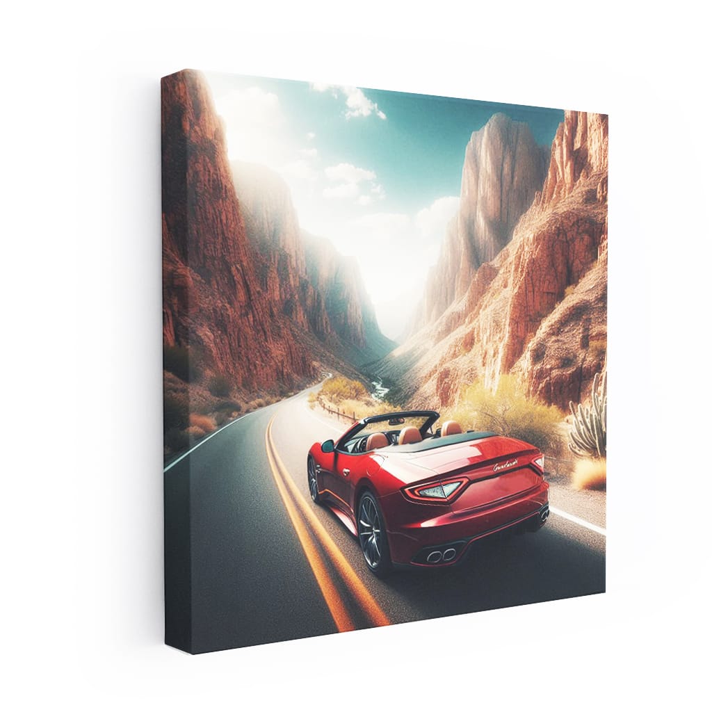 Maserati Grancabrio Canyon Wall Art