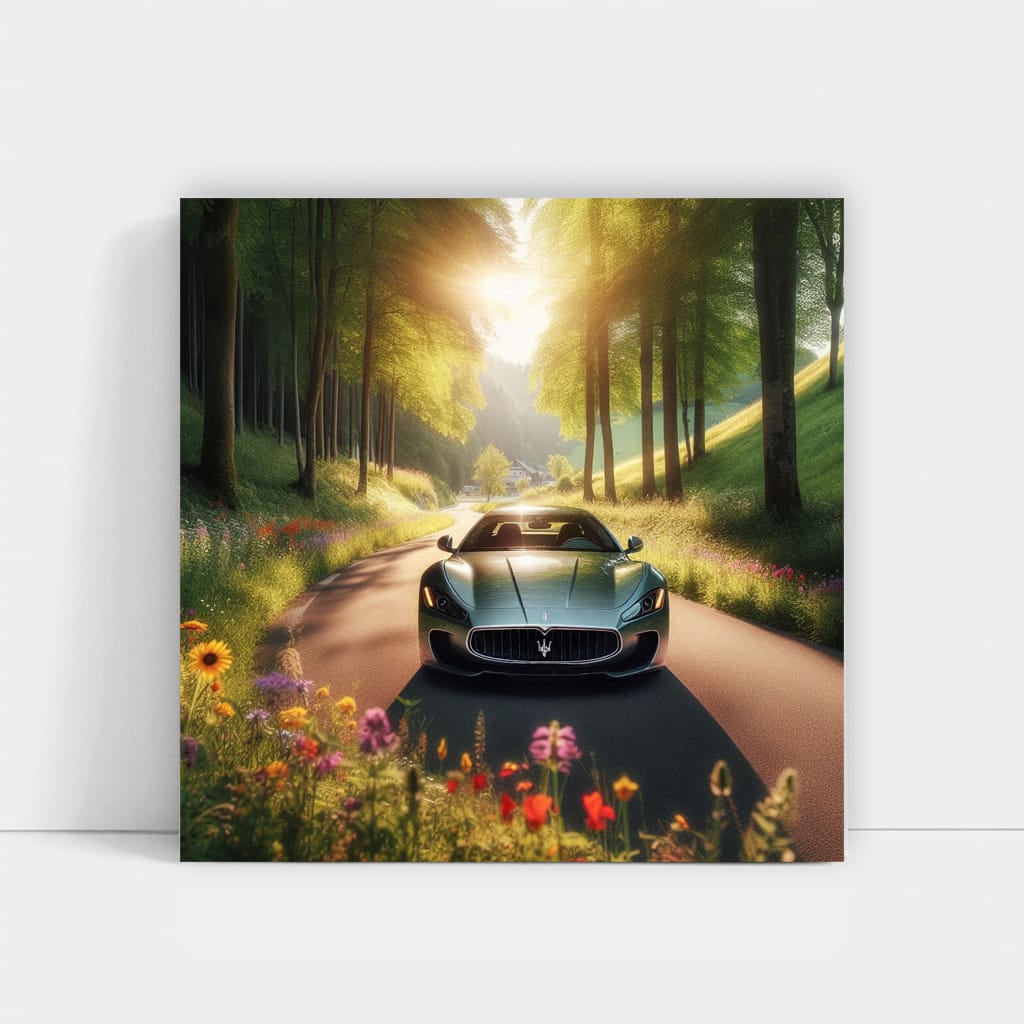 Maserati Granturismo Nature Wall Art