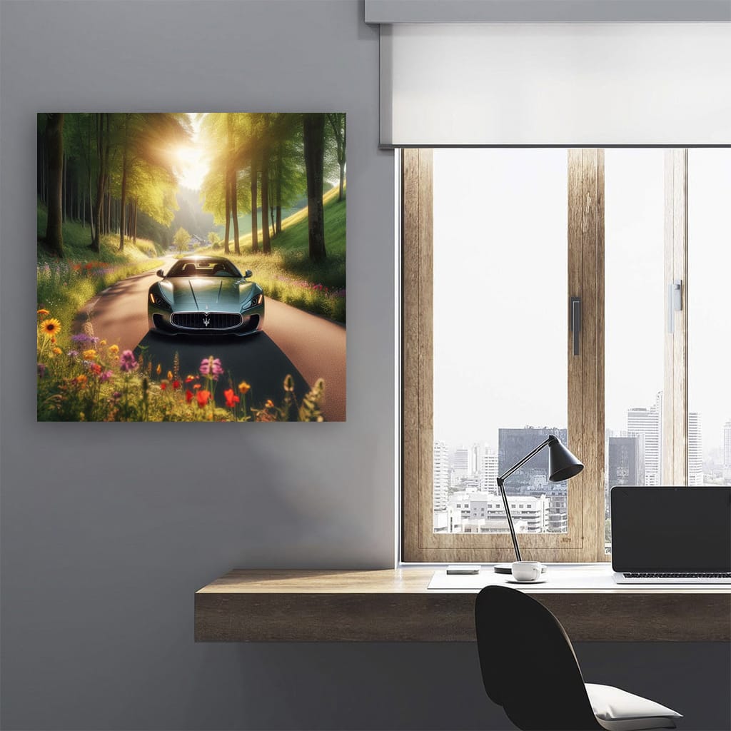 Maserati Granturismo Nature Wall Art