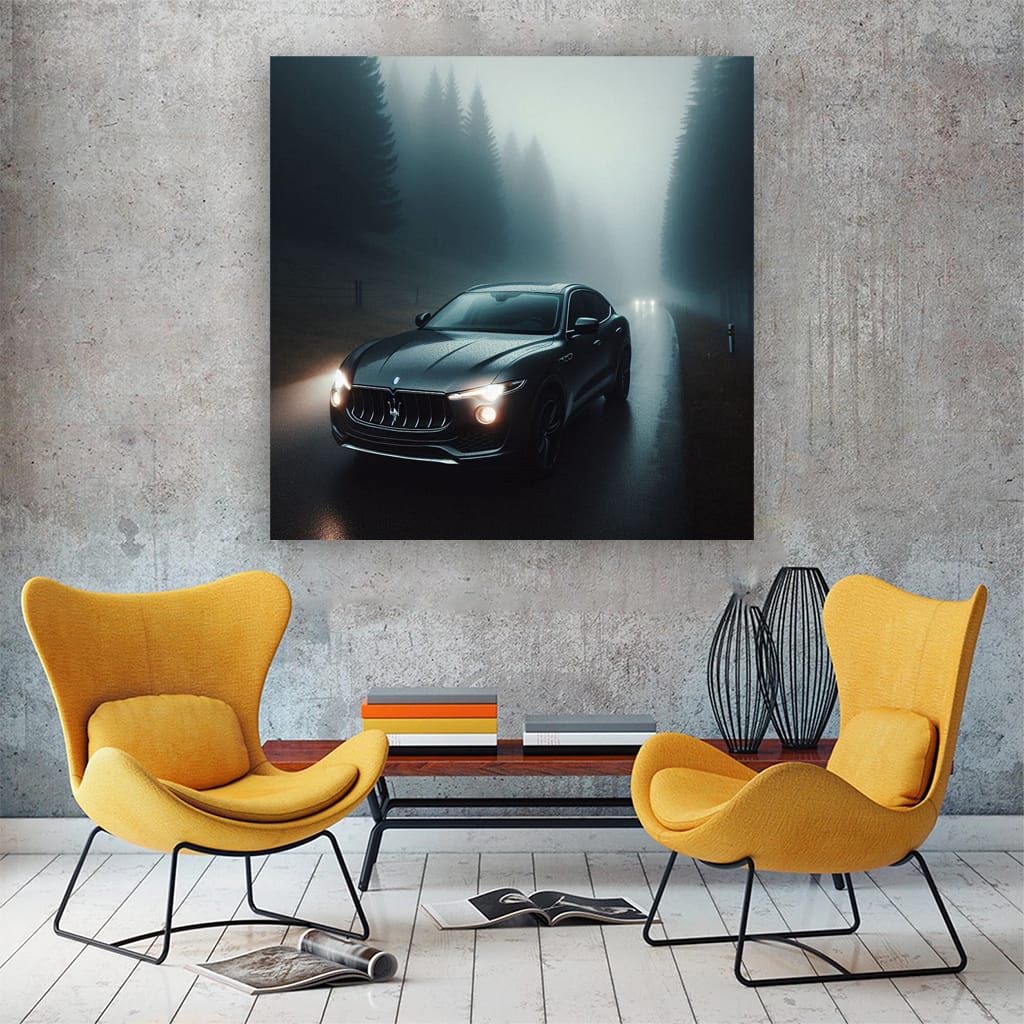 Maserati Levante Fog Wall Art