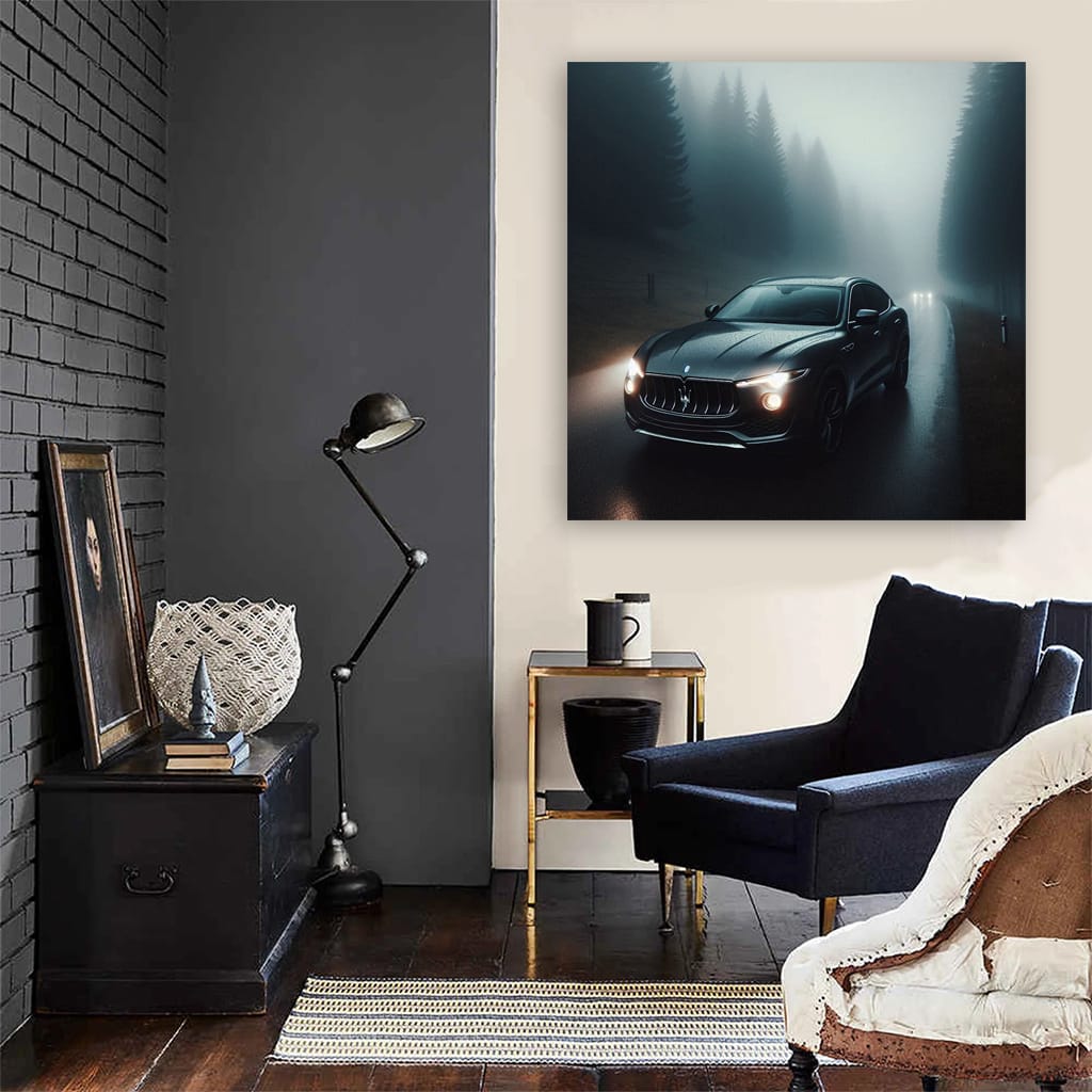Maserati Levante in Fog - Elegance Meets Power