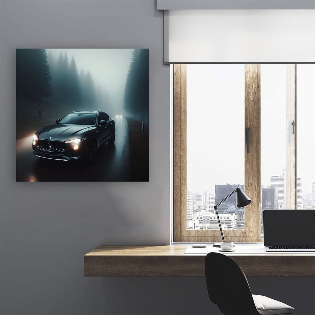Maserati Levante in Fog - Elegance Meets Power