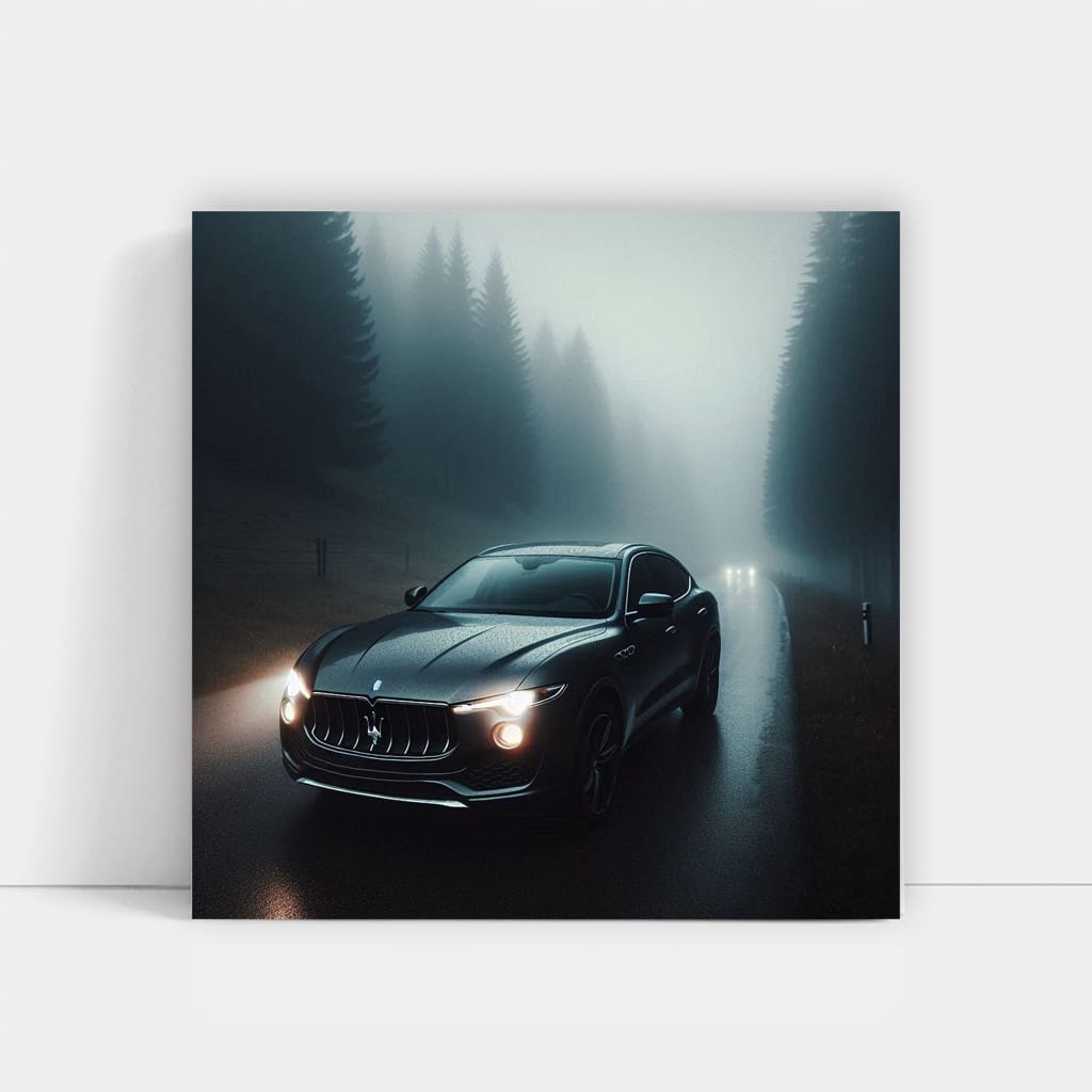 Maserati Levante in Fog - Elegance Meets Power