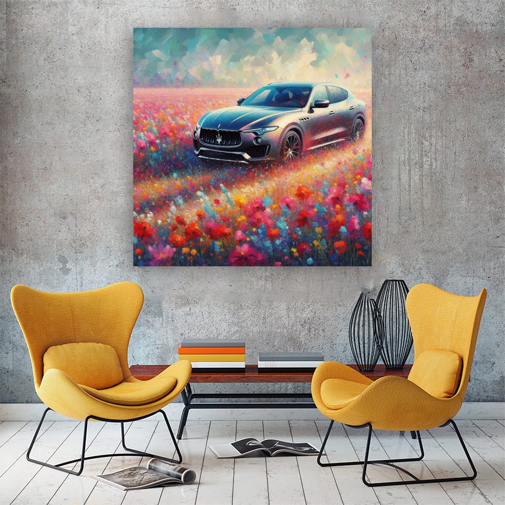 Maserati Levante in Impressionism - Elegance in Motion