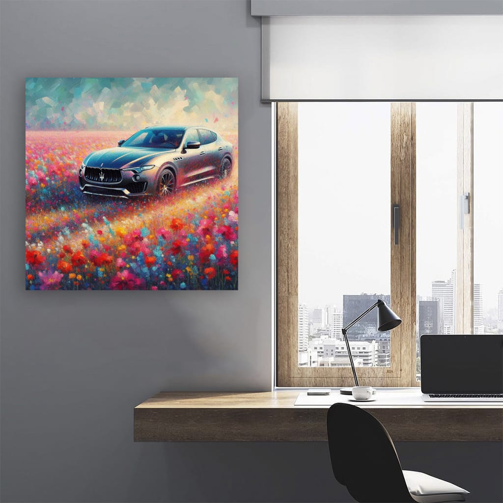 Maserati Levante in Impressionism - Elegance in Motion