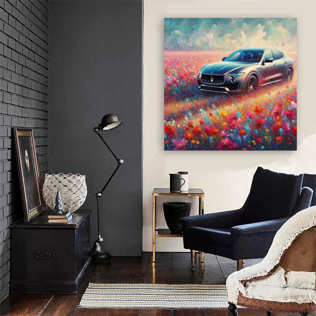 Maserati Levante in Impressionism - Elegance in Motion