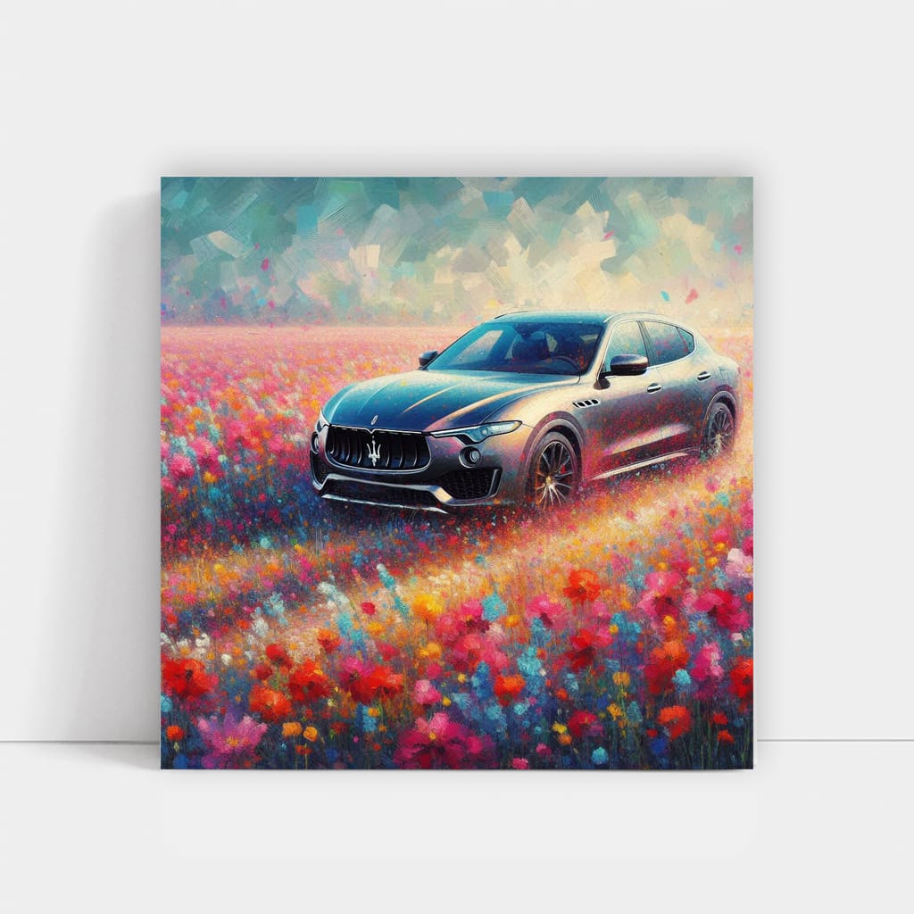 Maserati Levante in Impressionism - Elegance in Motion