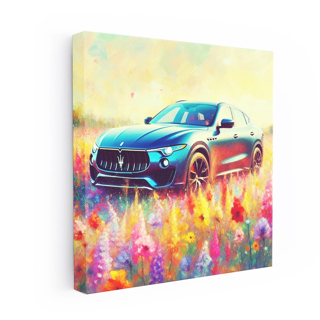 Maserati Levante Impressionism Wall Art