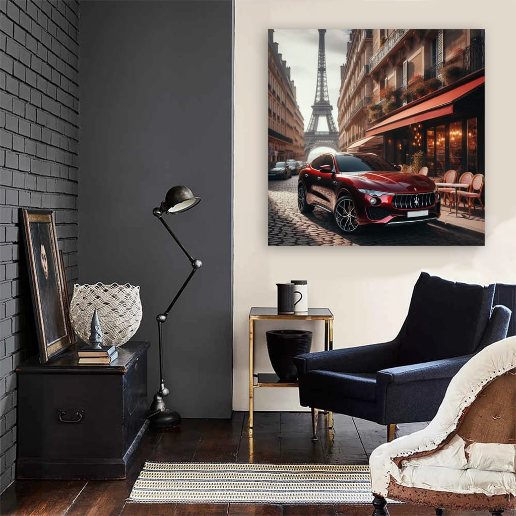 Maserati Levante Paris Wall Art