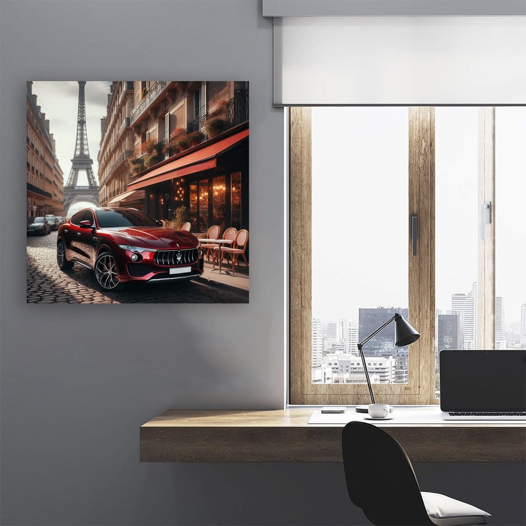 Maserati Levante Paris Wall Art