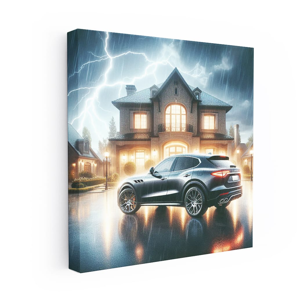 Maserati Levante Thunderstorm Wall Art