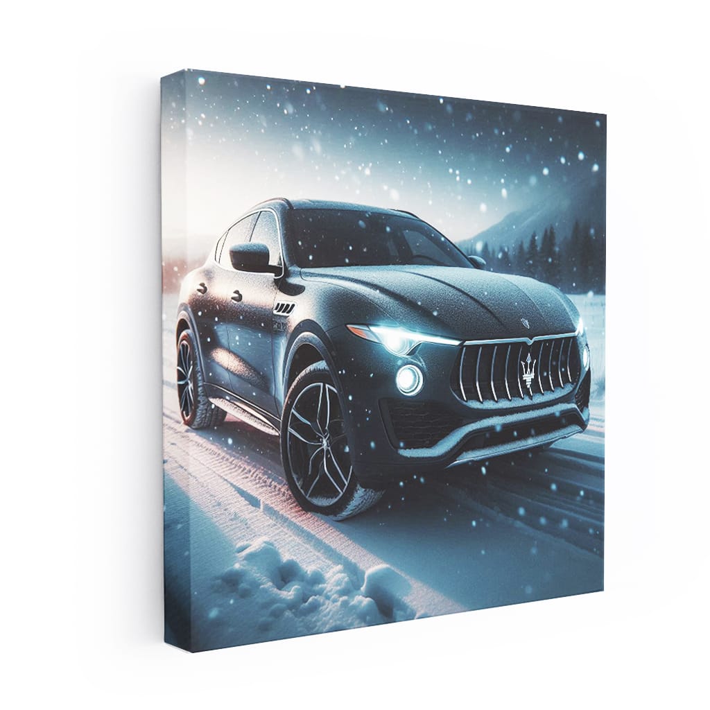 Maserati Levante Wint Wall Art