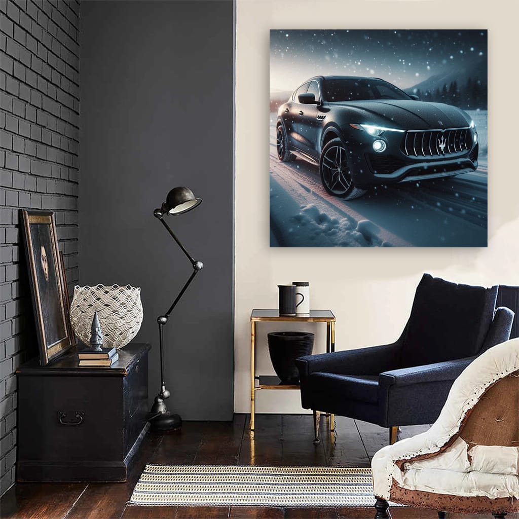 Maserati Levante Wint Wall Art