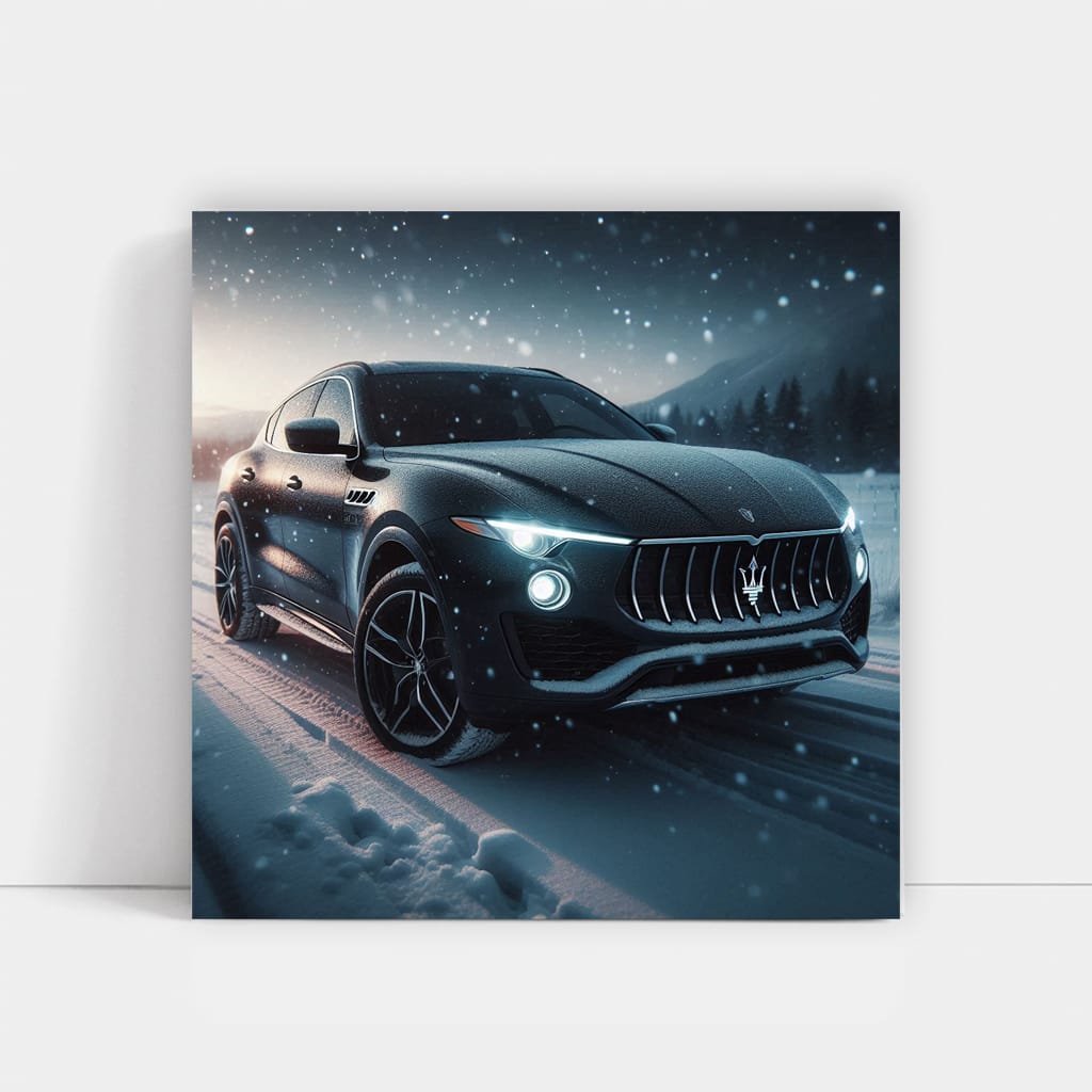 Maserati Levante Wint Wall Art