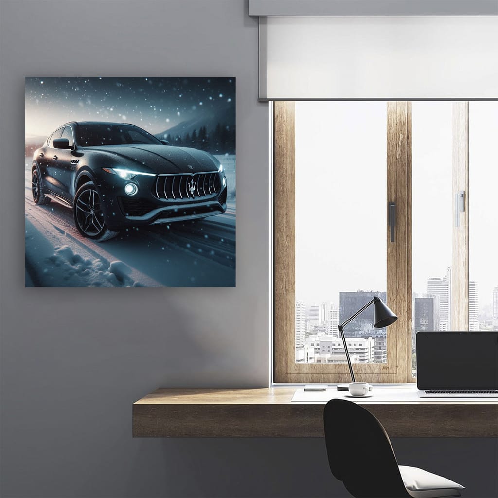 Maserati Levante Wint Wall Art